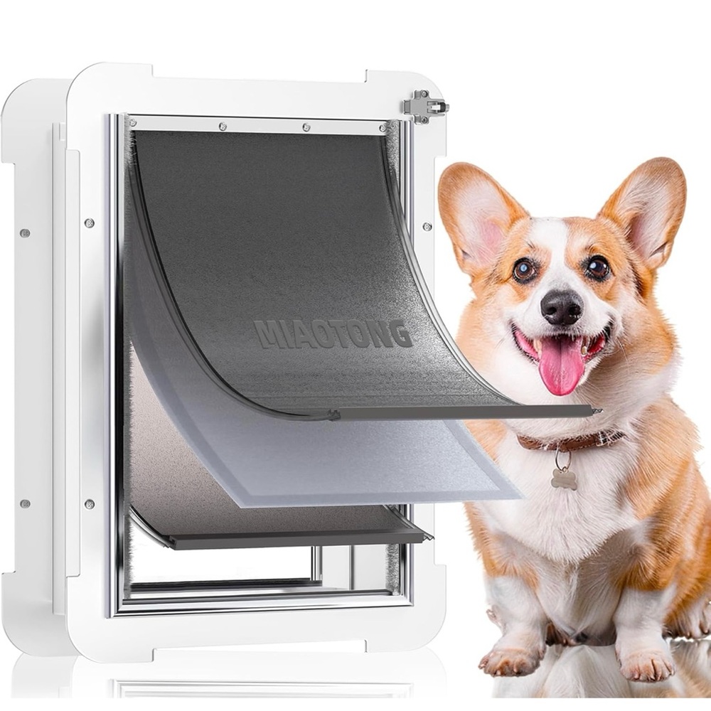 White Pet Door